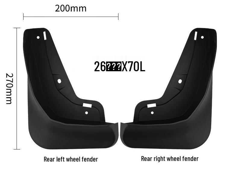 Chery Jetour X70L 2026 Tire Mudguards & Accessories