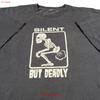 Vintage Y2k Silent But Deadly Graphic T Shirt Vintage Washed Versatile Top For Everyday Wear Streetwear Stylish Unisex Fashion