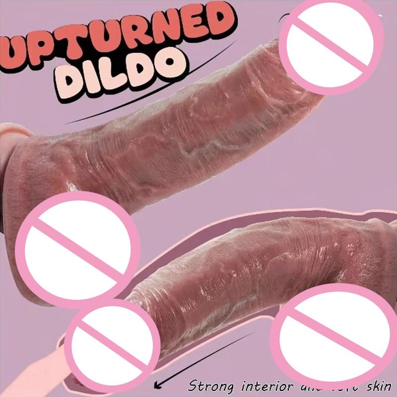 Realistic Dildo Waterproof Silicone Penis Adult Sex Toys G-spot Anal Stimulation Masturbator Dildo with Suction Cup Adult SexToy
