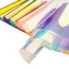 A4 Multicolor Iridescent Holographic Clear Transparent PVC Fabric Leatherette Laser Rainbow Film Vinyl Craft Bag Earring DIY Bow