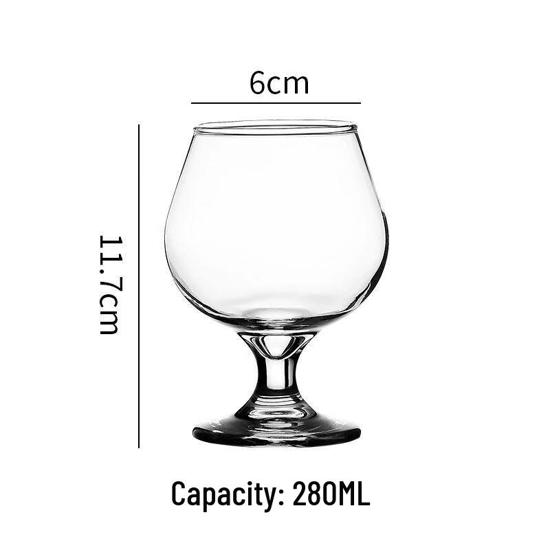 Jiakangming European Style Whisky and Brandy Glasses