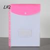 Department File Folder 3Pcs 11 Hole A4 with Snap Button, Colorful Document Organizer, Protector Pouch Horizontal & Vertical Transparent Label