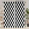 2 Pieces of Retro Blackout Curtains-polyester Grommet Curtains-machine Washable Filter Translucent   Suitable for Home Decoration
