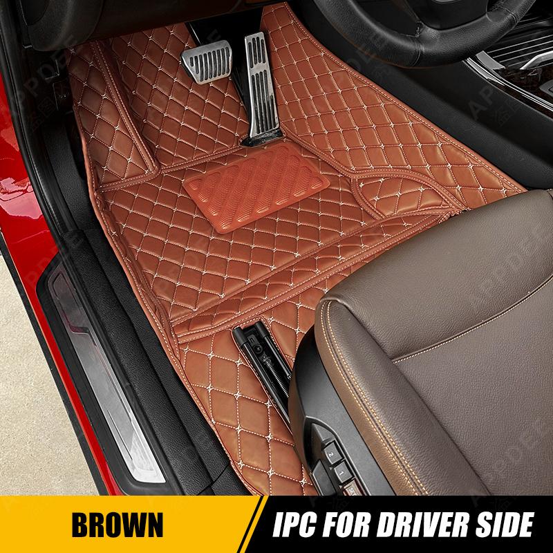 

Автомобильные коврики для пола для BMW iX Автомобильные подкладки для ног Автомобильный ковер Чехол Аксессуары для интерьера BROWN-Only 1pc