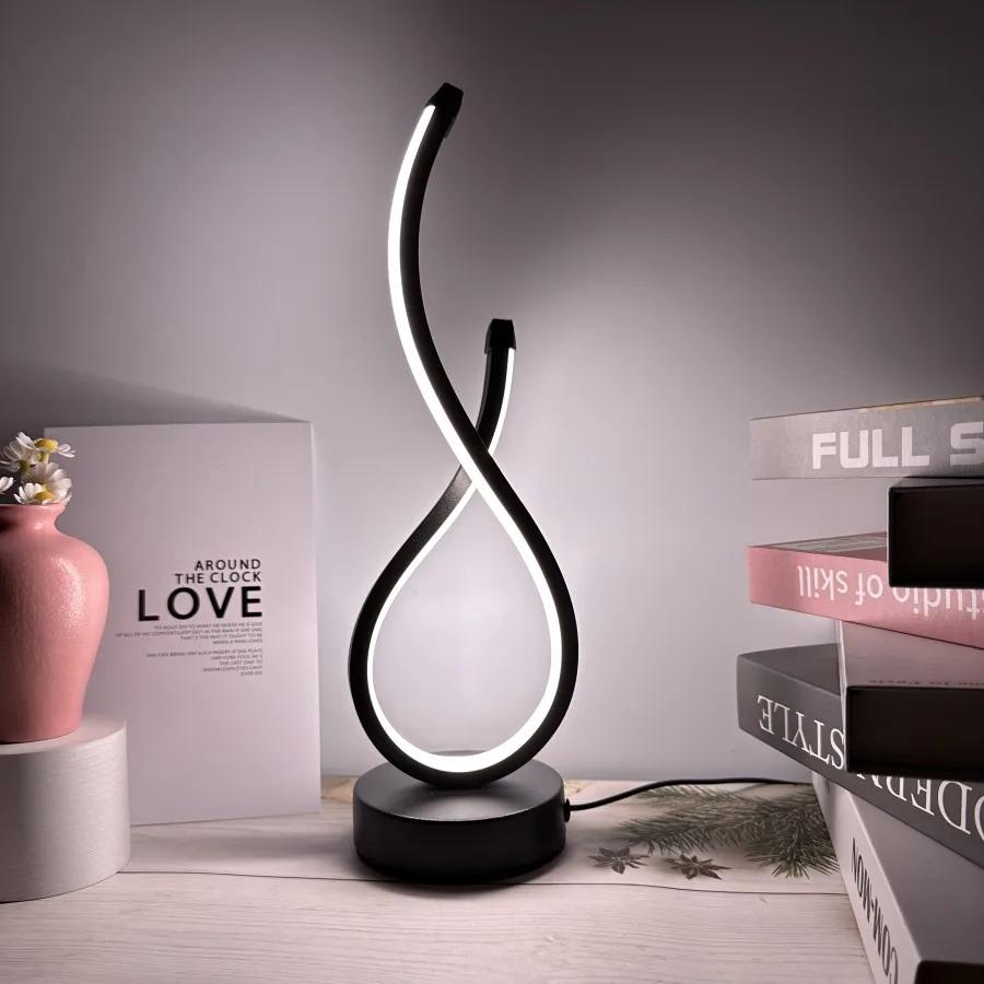 LED Table Lamp USB Bedroom Nightlight Creative Restaurant Coffee Shop Luminescent Decorative Table Lamp