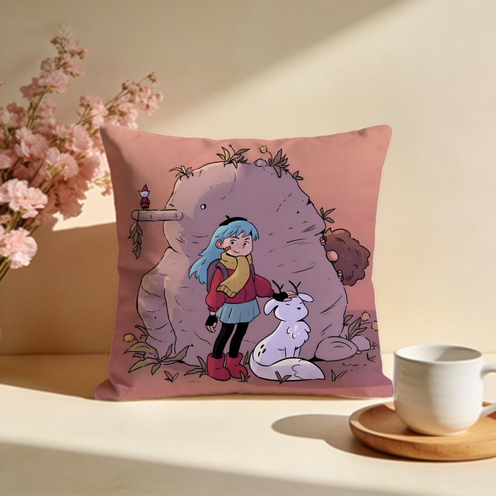 Popular HHildaful Cushion Cover Stylish Washable Pillow Cover Ideal for Couch Bedroom Car Decoration