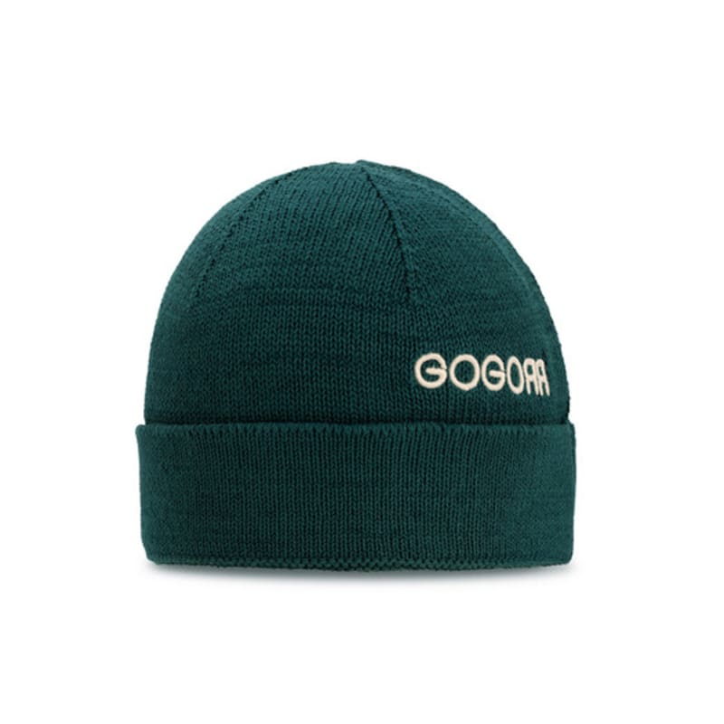 

GOGORR В рубчик Шапочка бини с вышитым логотипом _ Зеленый Free