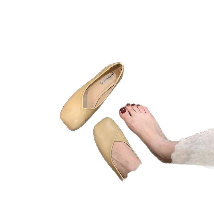 Shallow Mouth Grandma Shoes Women's 2025 Summer New Mary Jane Women's Shoes Flat-soled Single Shoes Laden Shoes Evening Breeze Gentle Shoes