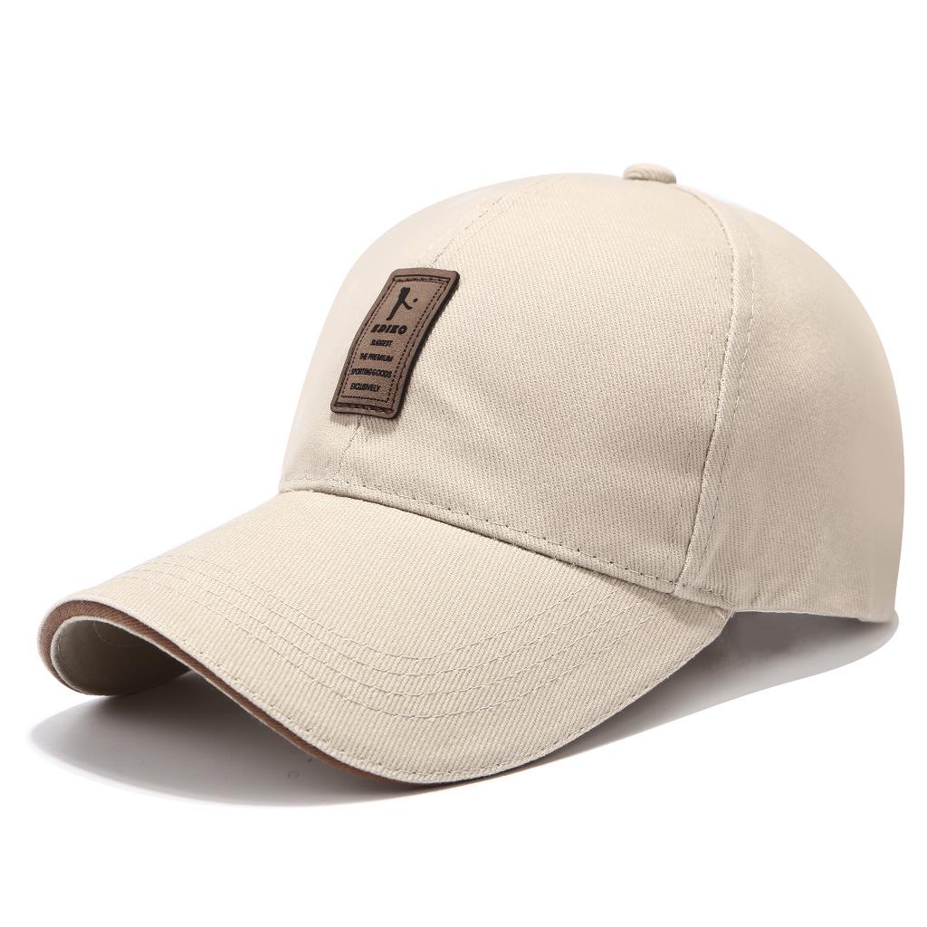 2025 Hot Selling Korean Men's Summer Fashionable Outdoor Sports Sun Hat Casual Cotton Adjustable Baseball Cap