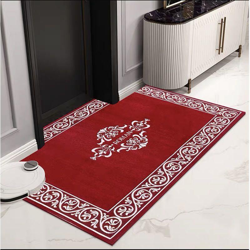European Style Non-Slip Entryway Floor Mat for Home, Living Room, Bedroom - Customizable Size