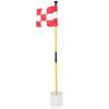Golf Pin Flag Lochbecher Set für Mini Putting Green Flaggenstock Hof Übungszubehör Tragbar 2