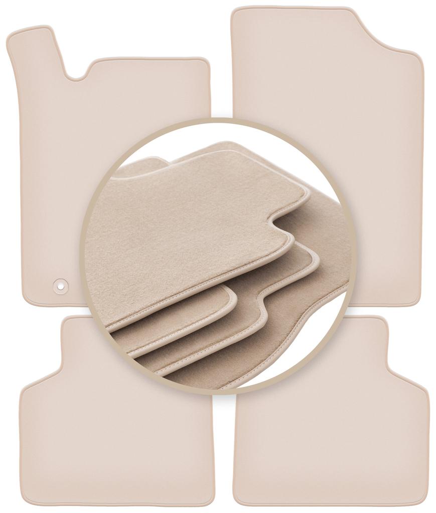 PREMIUM beige Fußmatten für: Citroen Xantia X1 / X2 Kombi, Kombi, Schrägheck 1993-2001