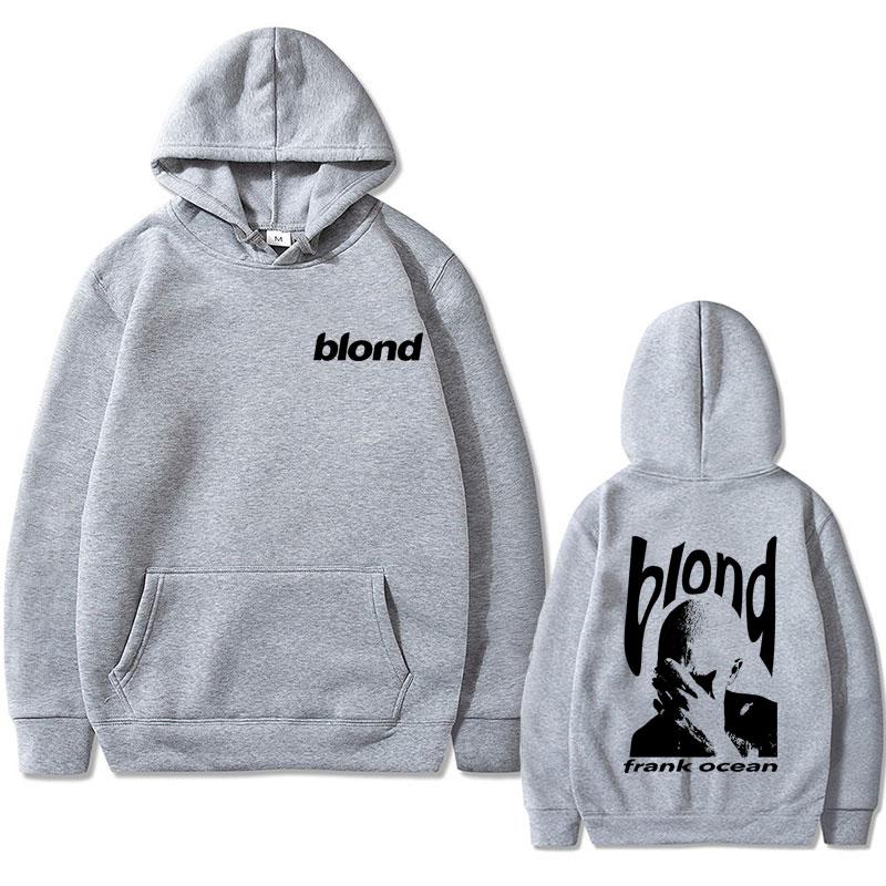 Frank Hip Hop Oversized Tshirt Ocean Vintage Hoodie Blond Fashion Popular Music Singer R&B Sweatshirt Unisex Casual Hoodies