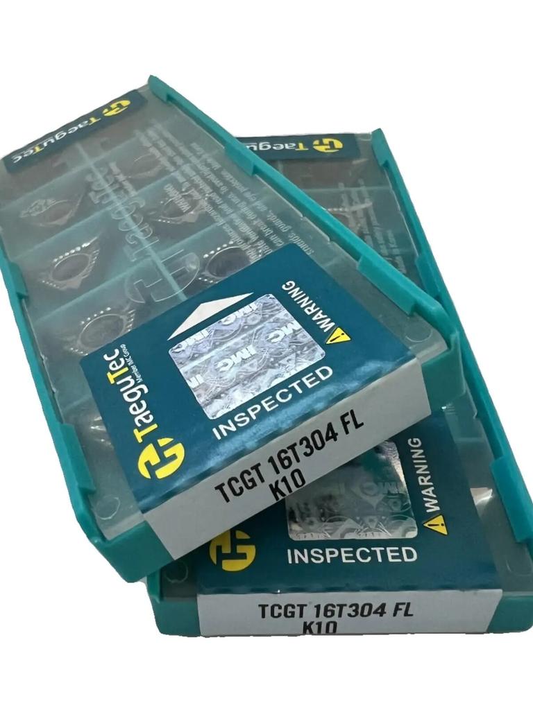TCGT16T304FL K10 / Industrial Indexable Carbide Inserts 10 Pcs