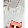 European sizes  Kids' Casual Sweatshirt Printed Round Neck Pullover, Kids' Fashion Sweatshirt Featuring Adorable Animal Prints,  Casual Comfortable
