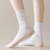 1 Pair Flower Lace Socks Fashion Mesh Retro Hollowed Out Lolita Crew Socks Sweet Pile Socks Daily Thin Vintage Women