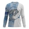 3D Print Fishing Graphic T Shirts Men Fashion Tops Men's Clothing Outdoor Sun Protection Tee Men's Long Sleeve Quick-Dry T-Shirt