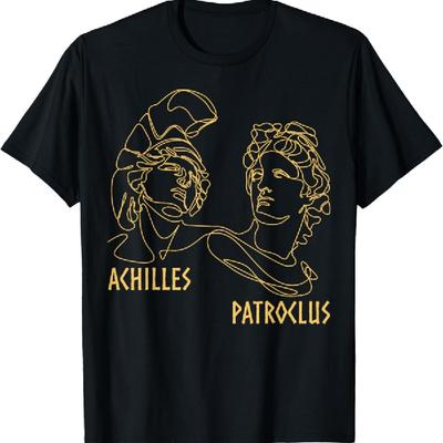 Achilles and Patroclus Ancient Greek Mythology Mythologist T-Shirt