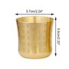 1Pcs 6cm Brass Tea Cup Auspicious Baifu Cup New Tea Mug Cornucopia  Desktop Ornament