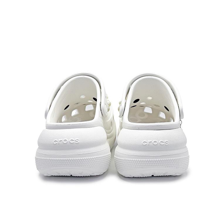 Crocs Crush Clog EVA Beach Pearl Accessories Summer Freshness Pendant Accessories Hole Shoes Unisex Light Blue