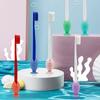 1PCS Punch-free Fish-shaped Toothbrush Holder Suction Cup Travel Wash Set Storage Drain Rack