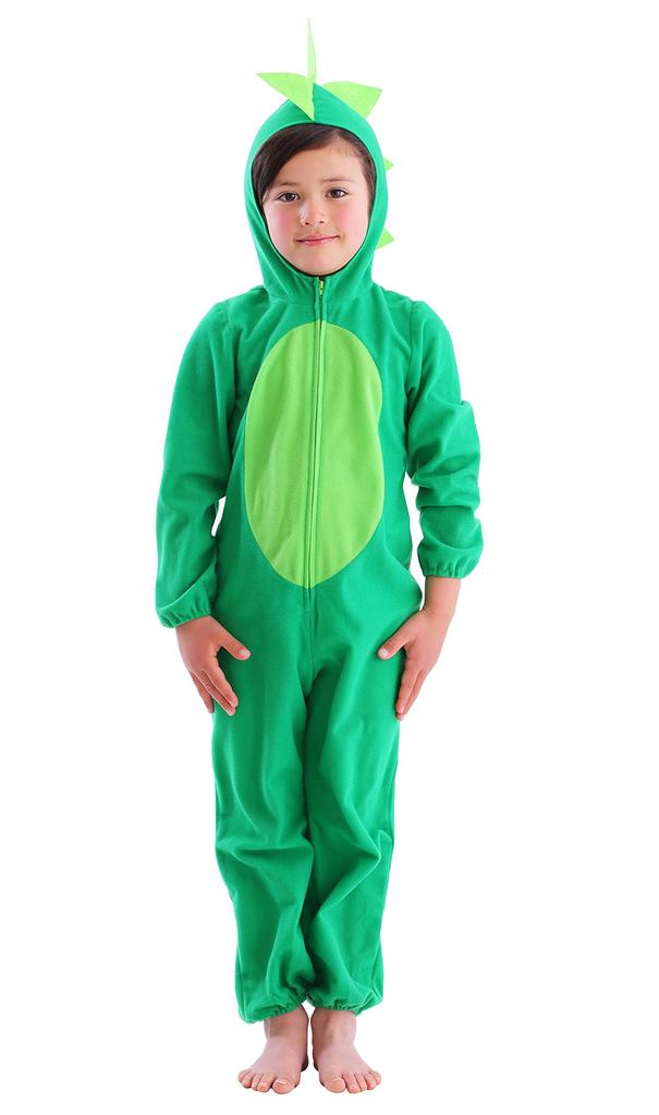 Clearstone Halloween Dinosaur Fighter Cosplay Costume for Green Kids, Boys,