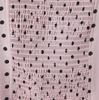 2025 Fashionable Women's French Chic Polka Dot Square Neck Top with Puff Sleeves