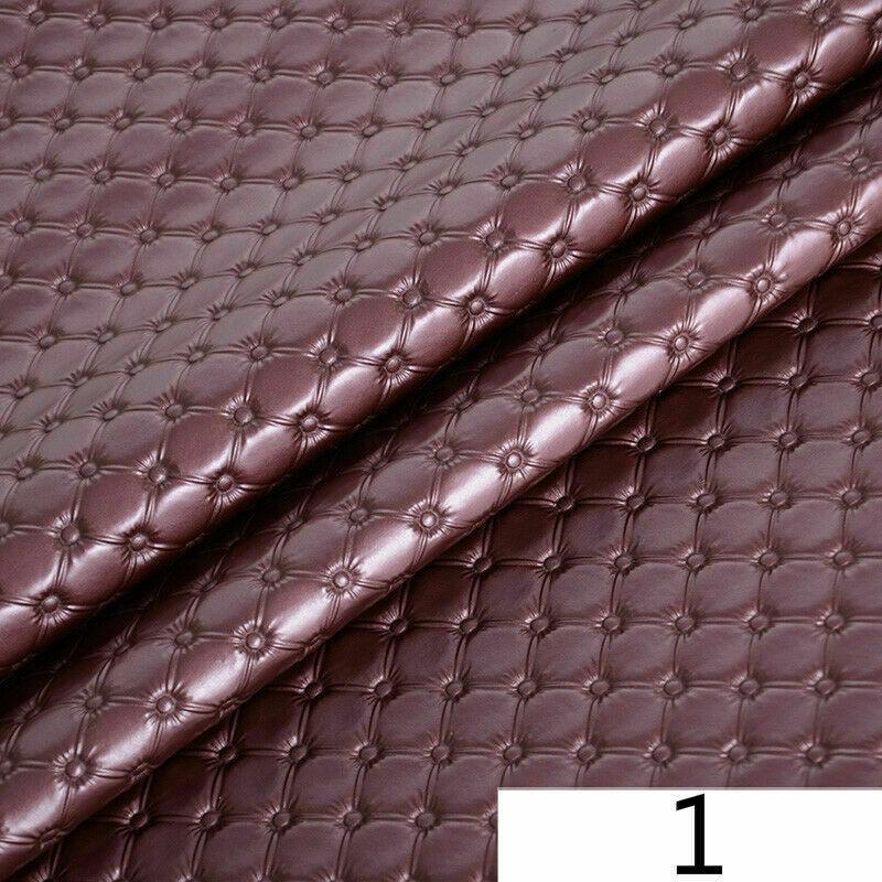 100x138cm Ražená PU kůže Umělá Syntetická Kůže Látky na Šití DIY Taška Pohovka Dekorace do Auta Domácí Čalounický Materiál