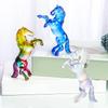 2026 Zodiac Horse Statue Feng Shui Collection Crystal Light Luxury Horse Sun Catcher Ornament Home Desktop Decoration