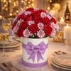 5 Stuks Romantische LIEFDE Strik Decoratie EVA Handgemaakte Grote Strik Knuffel Emmer Effen Kleur Boeket Cadeau Decoratie Huis Decoratie