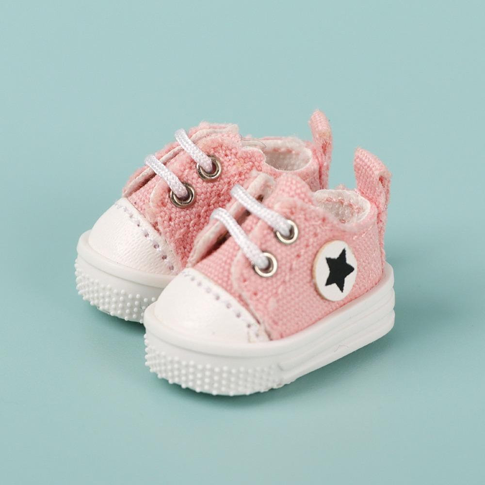 Low Top Doll Canvas Shoes Dress Up Casual Doll Shoes Kids Toy Ob11 Shoes  1/12 Bjd Doll