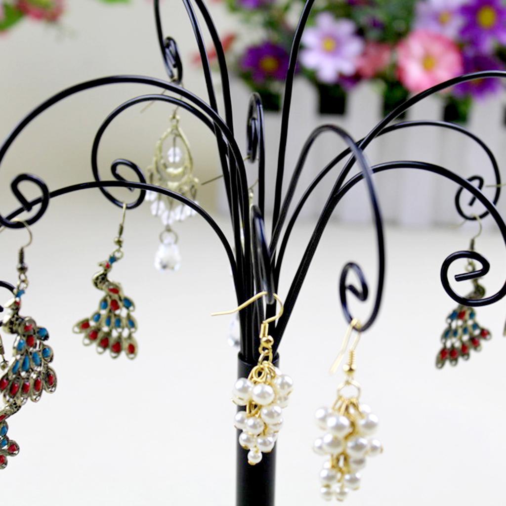 Ornament Display Tree Stand Metal Multifunctional Decorative Jewelry Hanger Holder Stand for Ornament Easter Egg Jewelry