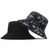 High Quality Reversible Bucket Hat Lady Fashion New Sun Cap Men Big Size Fisherman Hats L 56-60cm  XL 60-65cm