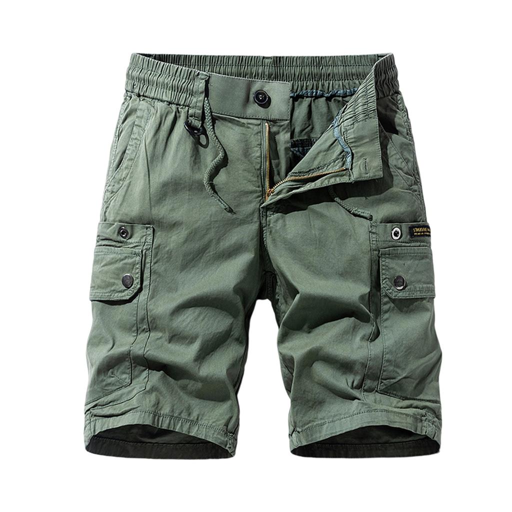 Pánské ležérní barvy Outdoors Pocket Beach Work Kalhoty Cargo Shorts Kalhoty