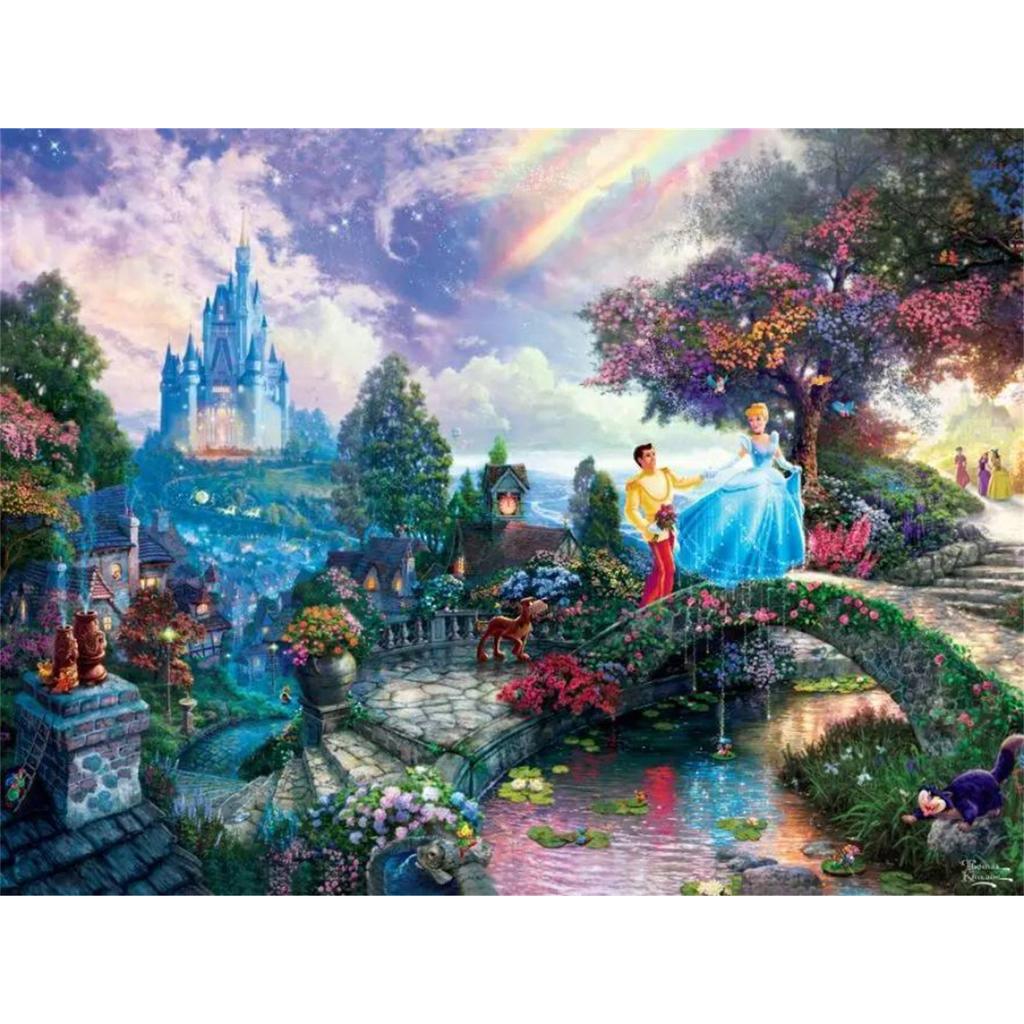 Aschenputtel Disney Prinzessin Quadratmuster Puzzle Gedruckt Mosaik Diamantmalerei Stich Kunst 5d Neu 2024 Große Größe Kinder Geschenk