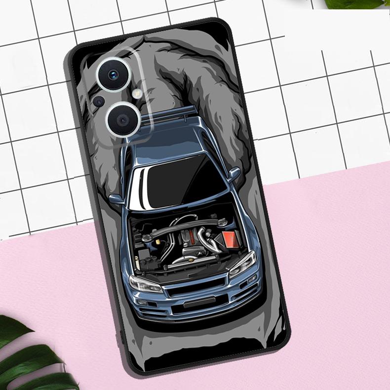 Sport Cars Male Men Case For OPPO Reno 11 12 13 F 8T 7 8 10 Pro OPPO Find X8 Pro X3 X6 Pro X5 Lite Cover Coque