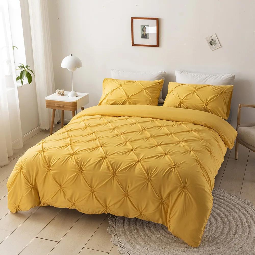 High Quality 3D Pinch Pleated Bedding