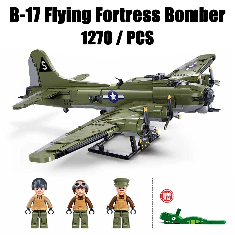 Sluban WW2 B-17 Bomber Model Building