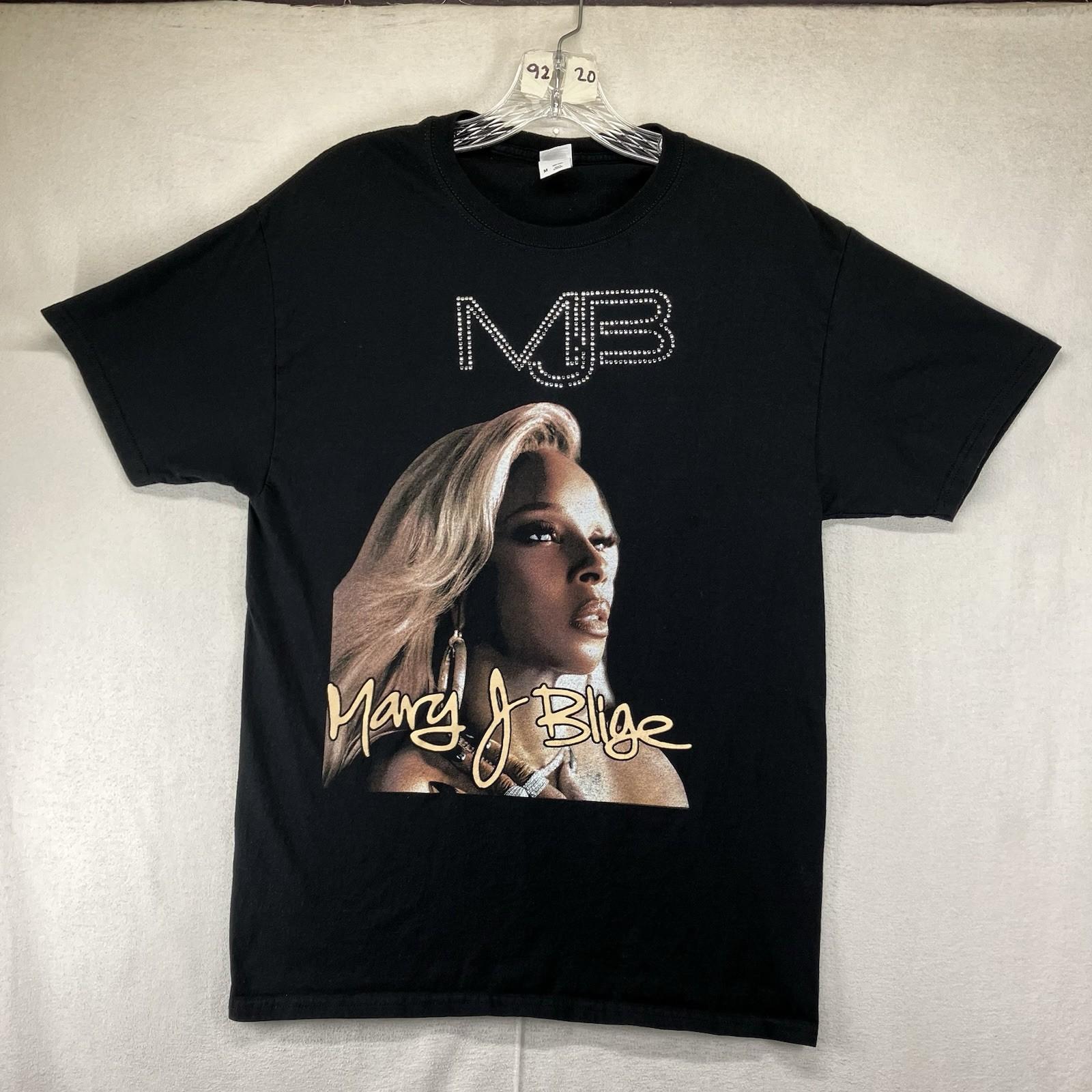 Mary J Blige T Shirt Medium Bling MJB Tour Ne-Yo & Mario All Cotton Rap Tee XL