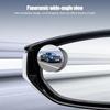2Pcs 360 Degree Rotating Adjustable Car Blind Spot Rear View Mirror Wide Angle Mirror with Suction Cup Convex Round Mirror