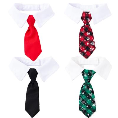 Pet Cat Bow Tie Cat Suit Neck Warmer Cat Bow Collar British Style Dog Tie Dog Accessories Puppy