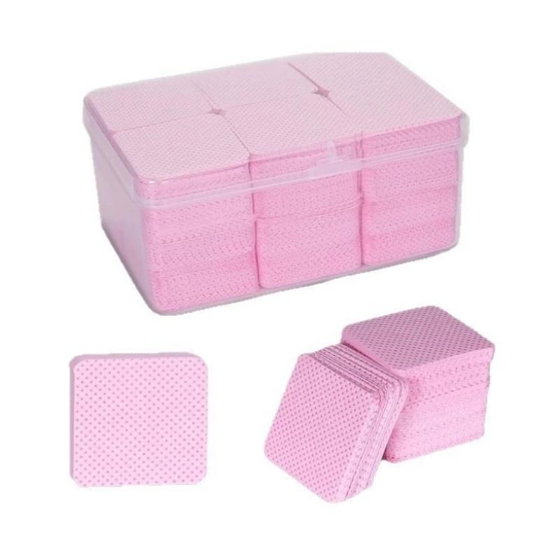 Heart Shape Lint Free Nail Wipes Nail Polish Remover Cotton Pads for UV Gel Makeup Cleaning