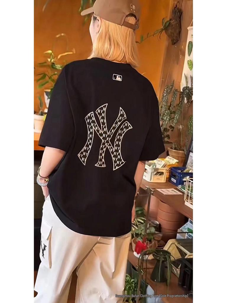 MLB Dopamin Serie Unisex T-Shirt mit gesticktem Logo - 3ATSM0653