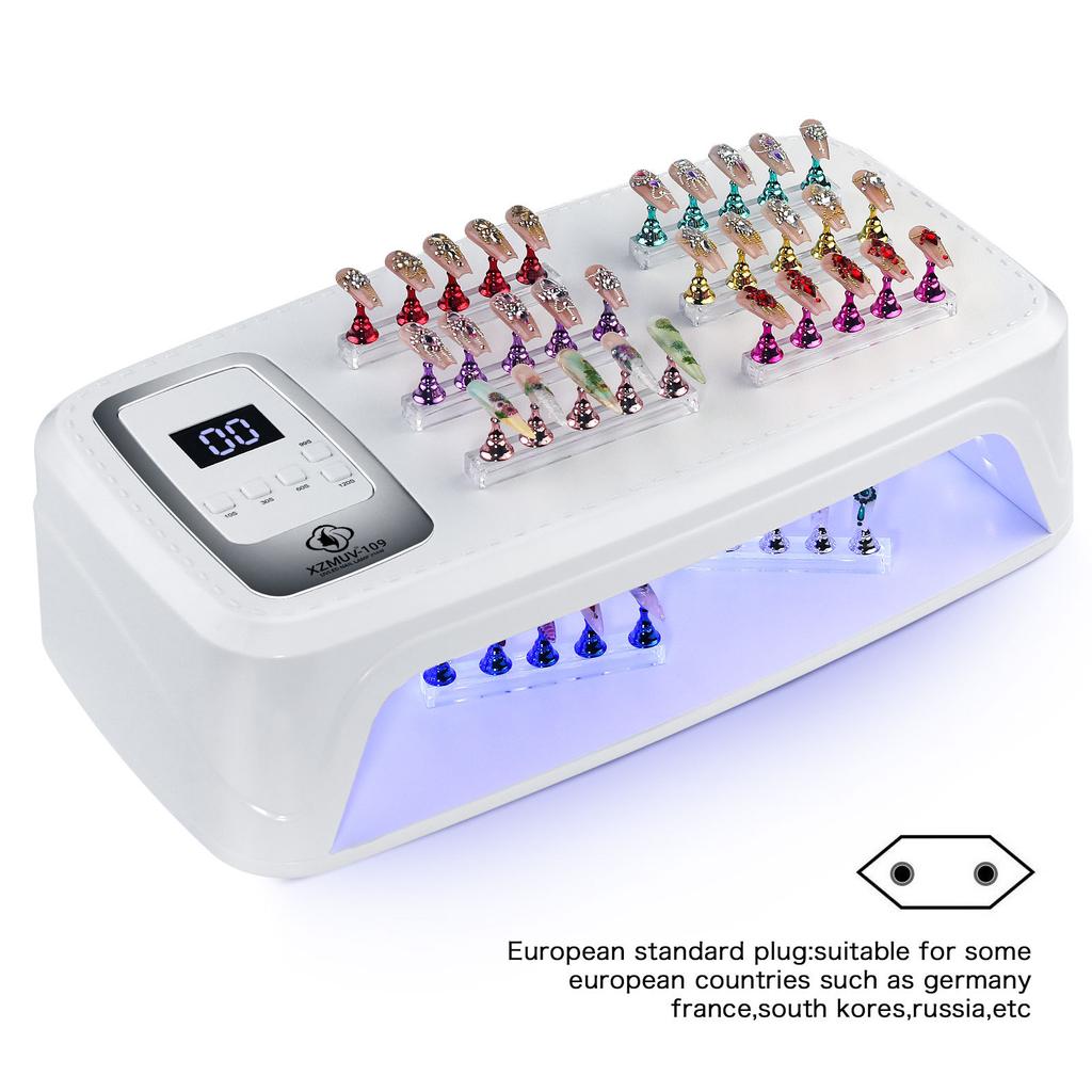 Nail Lamp Professional Hand-Worn Nail Phototherapy Lamp 96 Pcs Dual Light Source High Power Large Space Nail Baking Lamp
