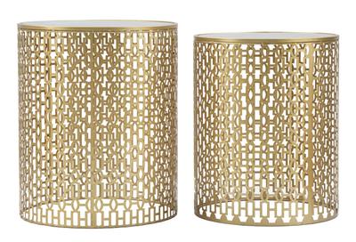 Table Set 2 Pcs Oblin Cm Ø 41X50-37,5X47