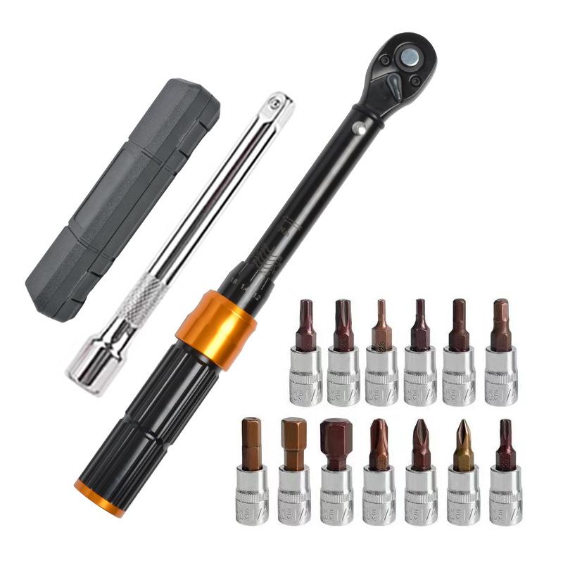

1/4 Adjustable Torque Wrench Set - High Precision KG Repair Tool Kit - Professional Mechanic Socket Driver
