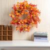 Artificial Eucalyptus Garland Door Hanging Decor Halloween Fall Harvest Festival Wreath 45cm 55cm Plastic