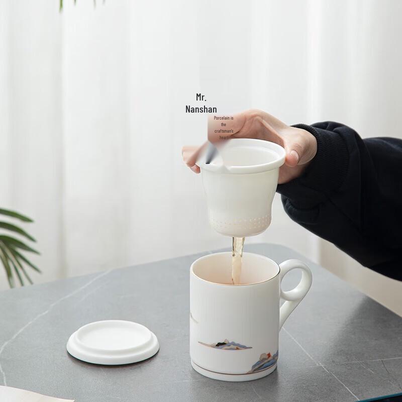 Nanshan Gentleman Mountain View Ceramic Tea Mug