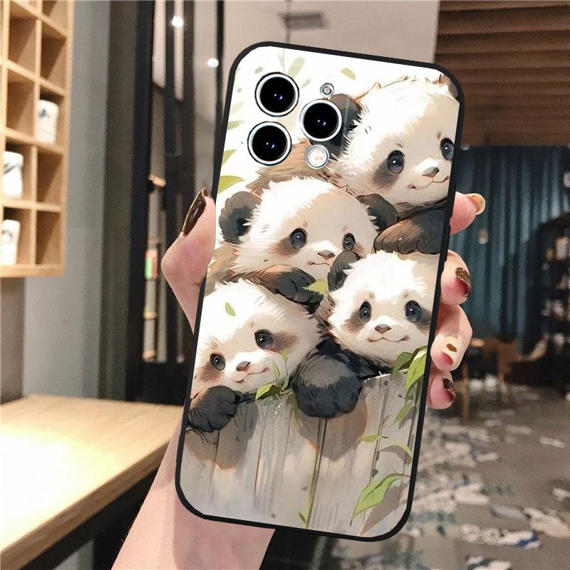 

Чехол для телефона с пандой для iPhone Samsung Galaxy Redmi Xiaomi Oppo OnePlus Note SA 7 8 9 10 11 12 13 14 20 21 22 23 53 54 Pro Max Plus Ultra TPU Soft Samsung Galaxy S10 Plus