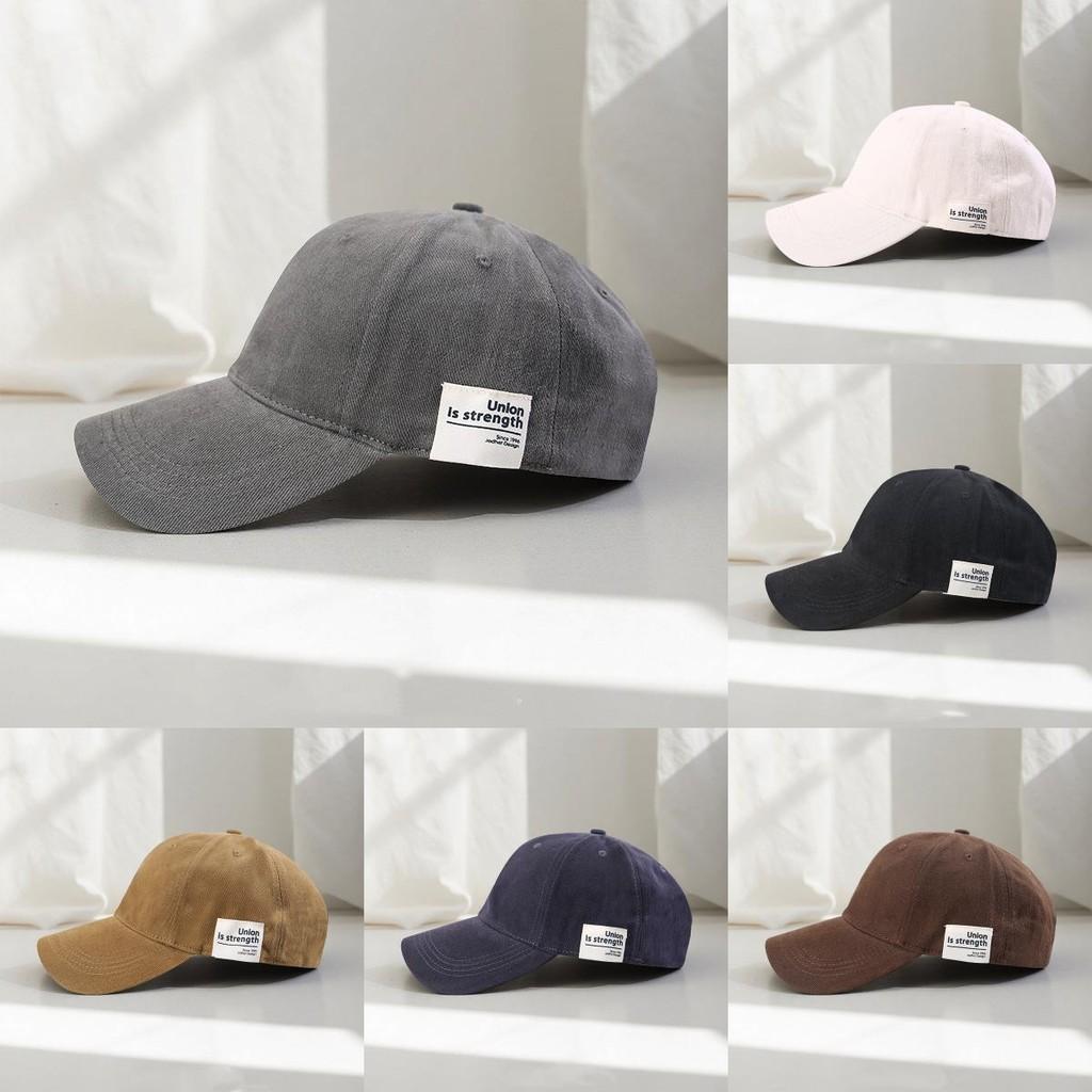 Letter Embroidered Baseball Cap With Wide Brim For Casual Streetwear Fashion